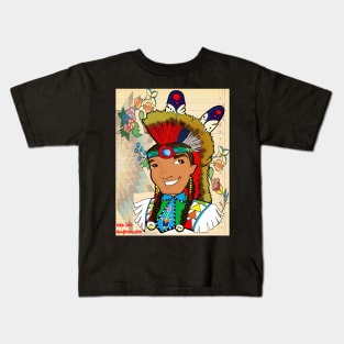 grass dancer ledgar art Kids T-Shirt